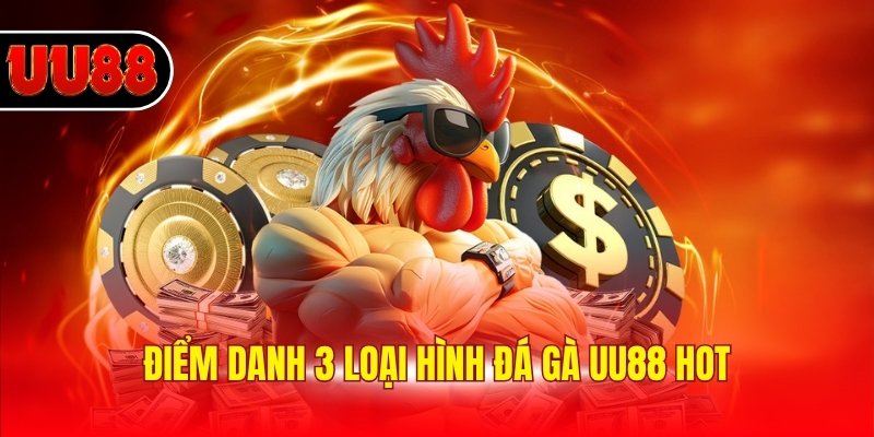 Điểm danh 3 loại hình đá gà UU88 hot